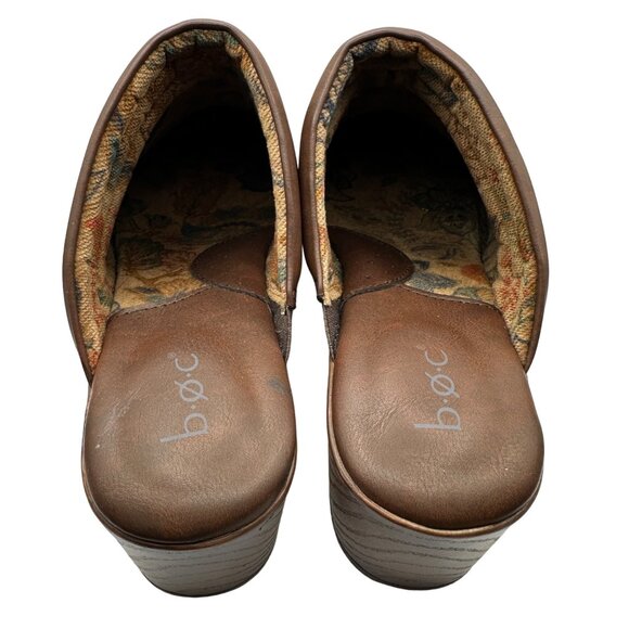 BOC Born Concept Women’s size 10M brown lightweight manmade leather slip on clog - Picture 2 of 10